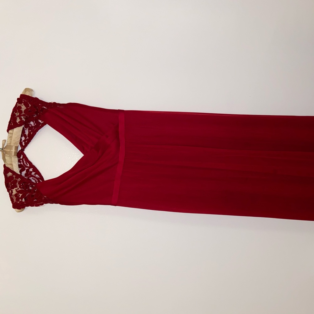 Beautiful red bridesmaid dress
